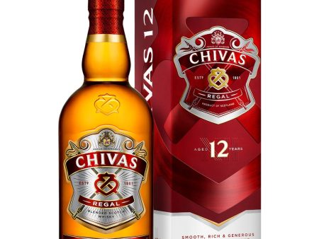 Chivas Regal whisky escocés blended 12 años botella 70 cl Embalaje Deteriorado Online now