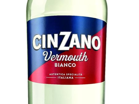 Cinzano Vermouth Blanco - Pack de 6 Botellas de 1 Litro Embalaje Deteriorado For Cheap