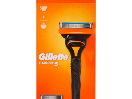 Afeitadora Gillette Fusion5 para Hombre con Cuchillas Anti-Fricción Embalaje Deteriorado on Sale