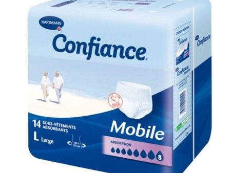 Confiance Mobile – Slips absorbentes unisex – Nivel de absorción alto – Talla L – 14 unidades Embalaje Deteriorado (Cad: 01 06 2029) on Sale